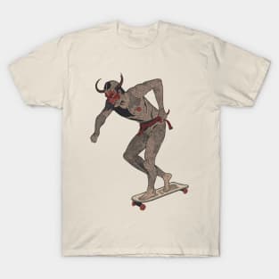 Japanese Skater [Ukiyo-e woodblock Print] T-Shirt
